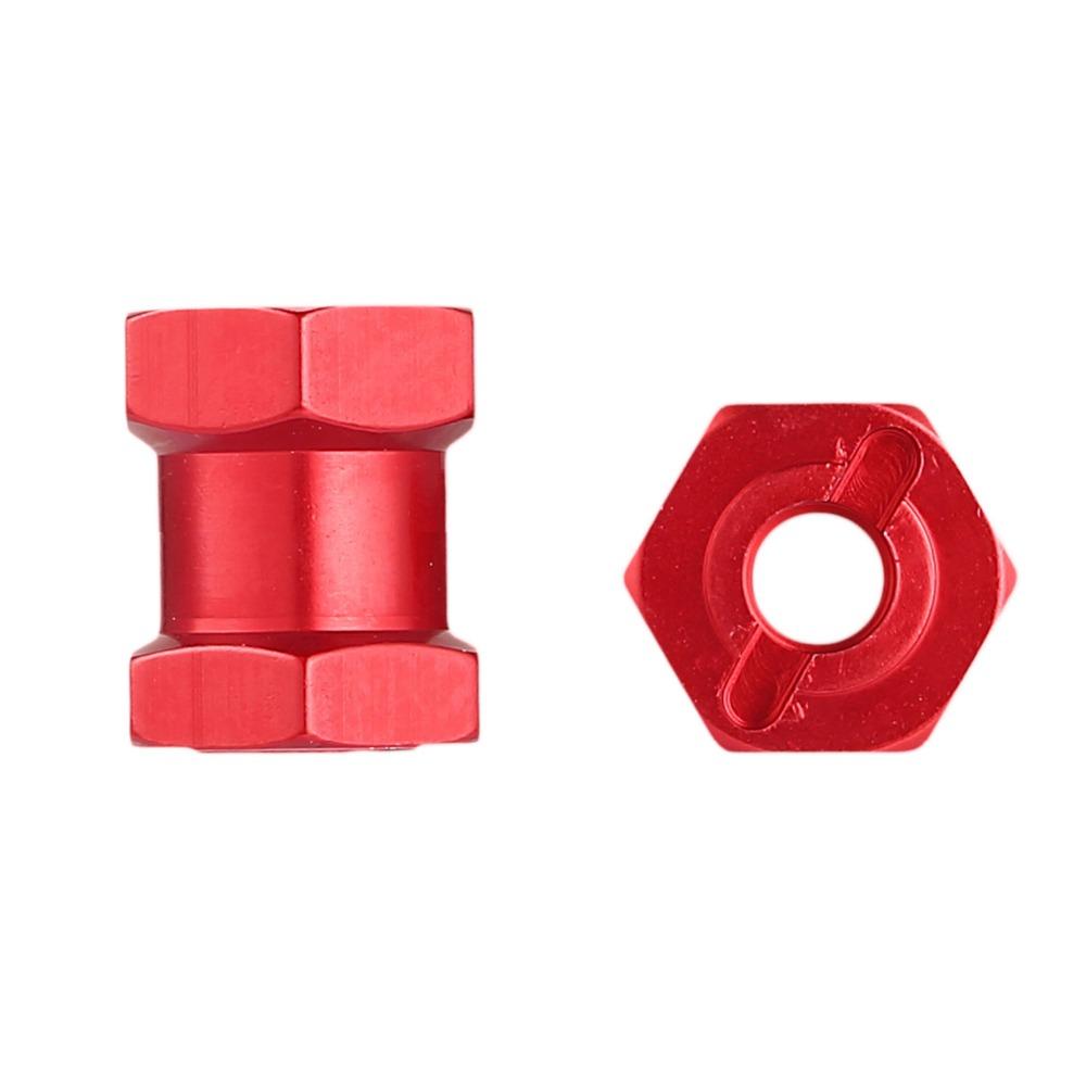 4pcs 12mm Hex 12/15/17mm Coupler Tire Extended Adapter for Traxxas Hsp Redcat Rc4wd Tamiya Axial SCX10 RC Crawler Big Foot Car