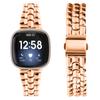 For Fitbit Versa 3/Sense Replacement Strap Stylish Alloy Smart Watch Band