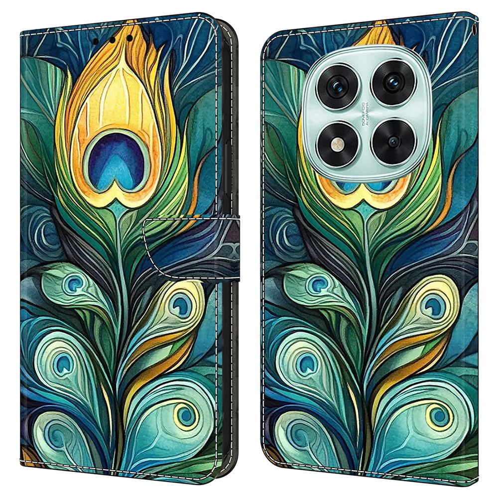 For Xiaomi Redmi Note 14 Pro 4G Leather Case Pattern Printing Wallet Stand Flip Phone Cover