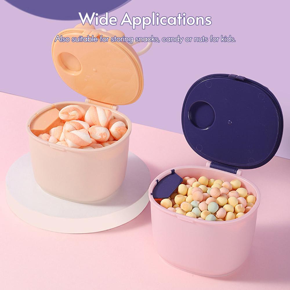 Диспенсер для детского питания, 150 мл, дорожный контейнер для детского сухого молока с совком, выравнивателем, ручками для переноски