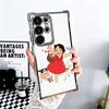 Heidi Cartoon Cute Plating Phone Case For Samsung Galaxy S24 S25 FE S26 Edge S23 Ultra S22 S21 Plus S20 Anti-Fall Airabag Cover