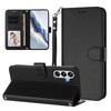 For Samsung Galaxy A35 5G Leather Case Wallet Stand Phone Cover with Wrist Strap