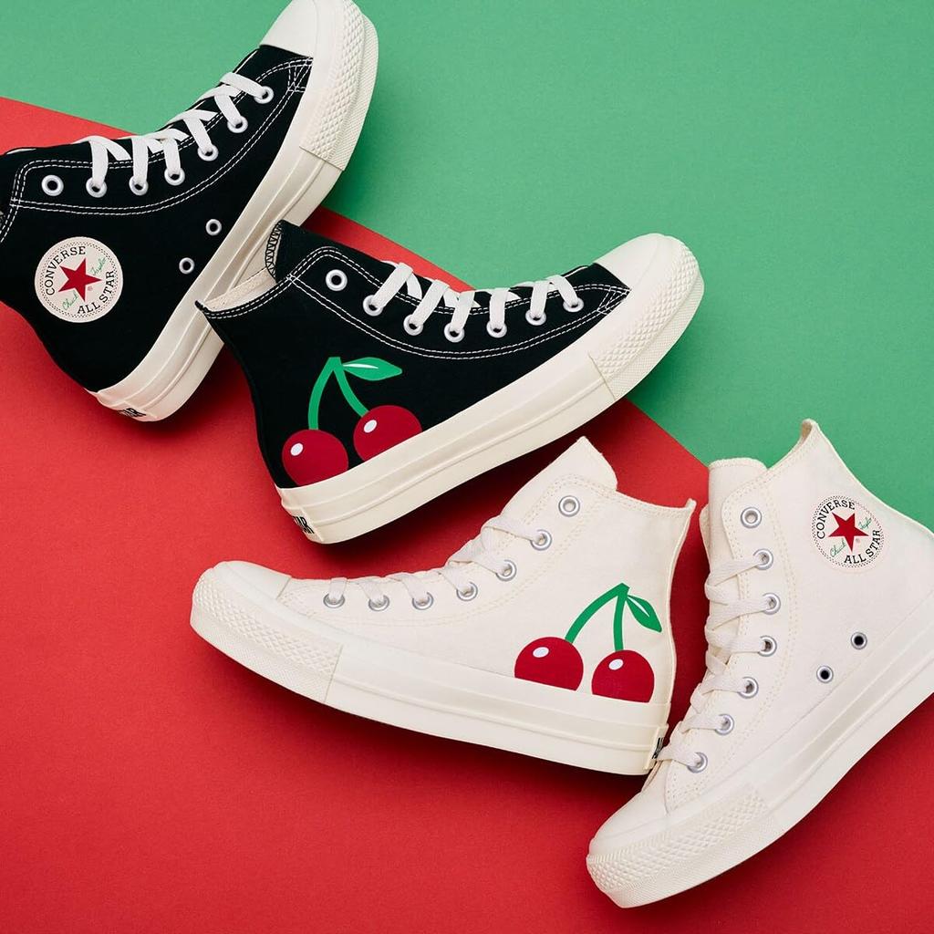 Converse Кеды ALL STAR PLTS CHERRYPRINT HI Размер см, Молочно-белый, 22.5