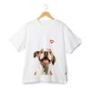 Happy Dog T-Shirt - Unisex Cute Cartoon Puppy Smile Graphic Pet Lover Tee