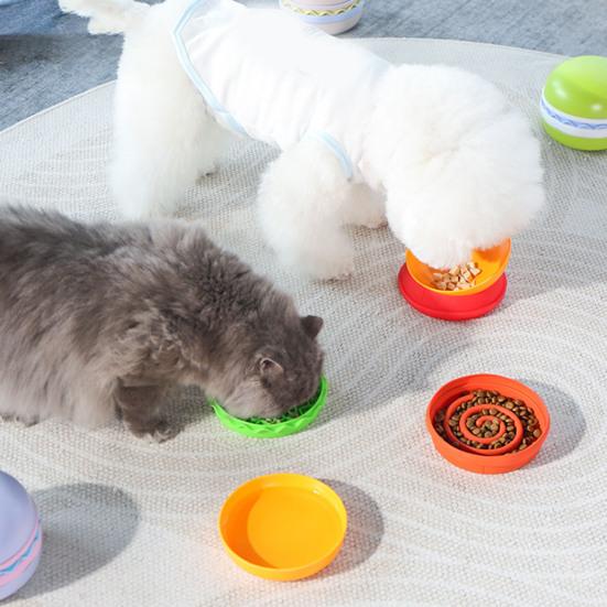 Миска для домашних животных в форме гамбургера, набор из 5 мисок для кормления домашних животных, набор столовых приборов ручной работы для кошек и собак