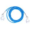 4m13.12ft Long Security Steel Cable 3 Tons Load Tow Cable Trunk Towing Rope Hook for Cars SUVs