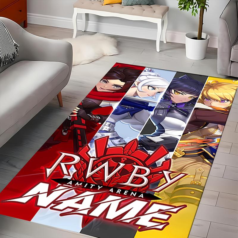 Custom personalization RWBY Volume Area Rug - Perfect For Kitchen, Bathroom,Laundry Room Decor Large Size Available,Gift All Seasons