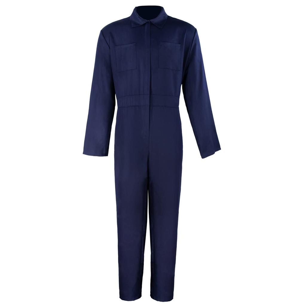 P-jsmen Michael Myers Costume Horror Killer Blue Work Clothes Comfort Cosplay Halloween Jumpsuit for Adult High Quality