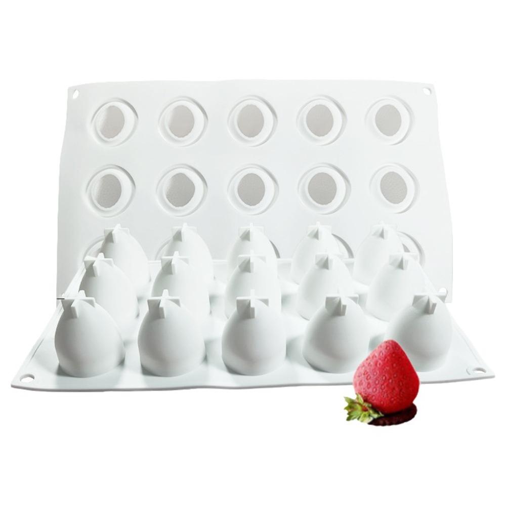 Silicone Strawberry Mold 3D Cake Mold Baking Molds Silicone Mousse Mold  Cake Decorating