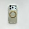 Применимо к Apple 17PROMAX посеребренный однотонный магнитный чехол для мобильного телефона iPhone16/15P простой чехол-подставка 17