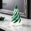 Fun Fingertip Toys for Kids Mini Christmas Tree Fidget Toy, Spiral Cone Toy Stress Two Color Plastic Ornaments Relief, Contrast Sensory Adults Holiday