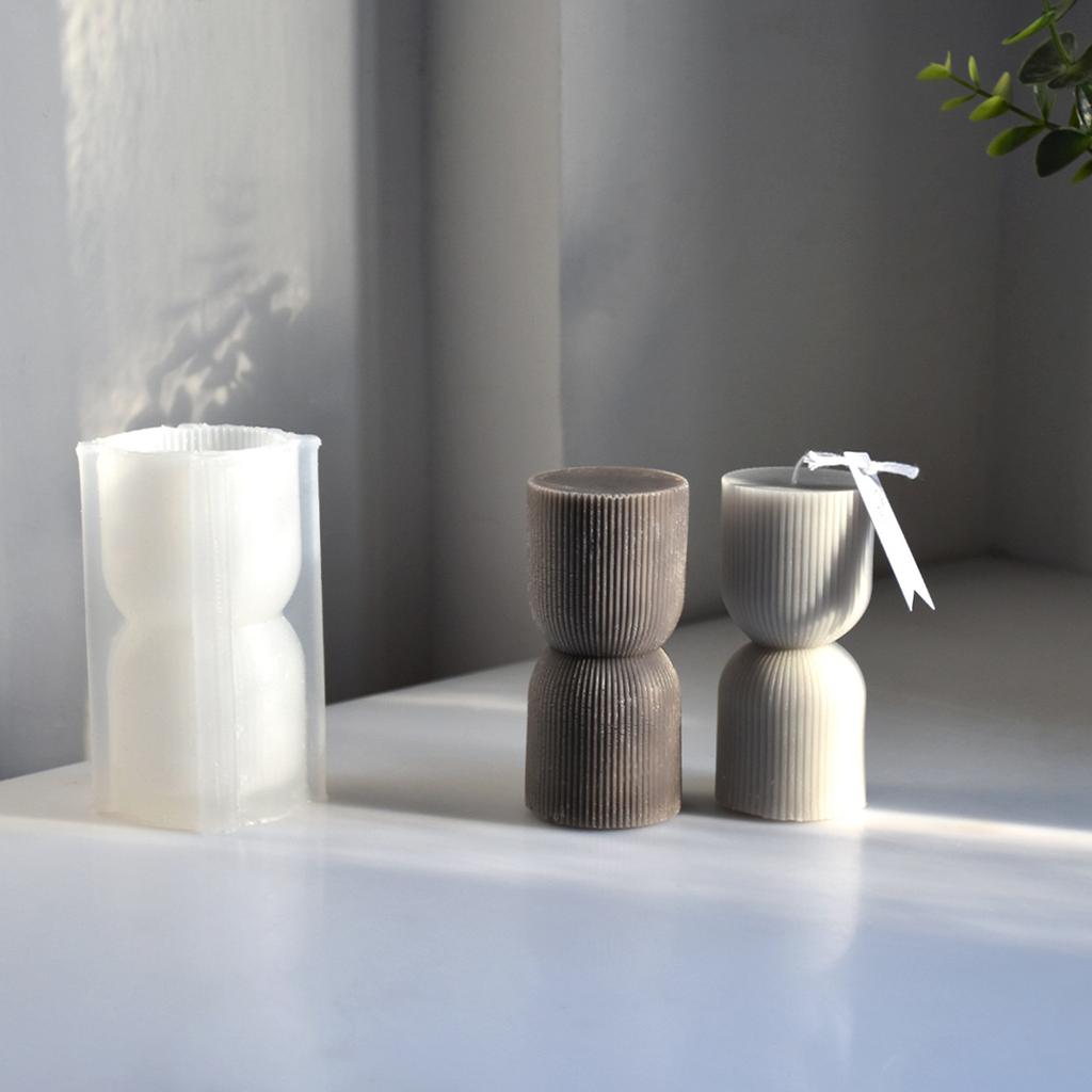 Cylinder Candle Molds Silicone Mold for Candle Making Reusable Candle Resin Epoxy Mould Casting Molds DIY Silicone Mould