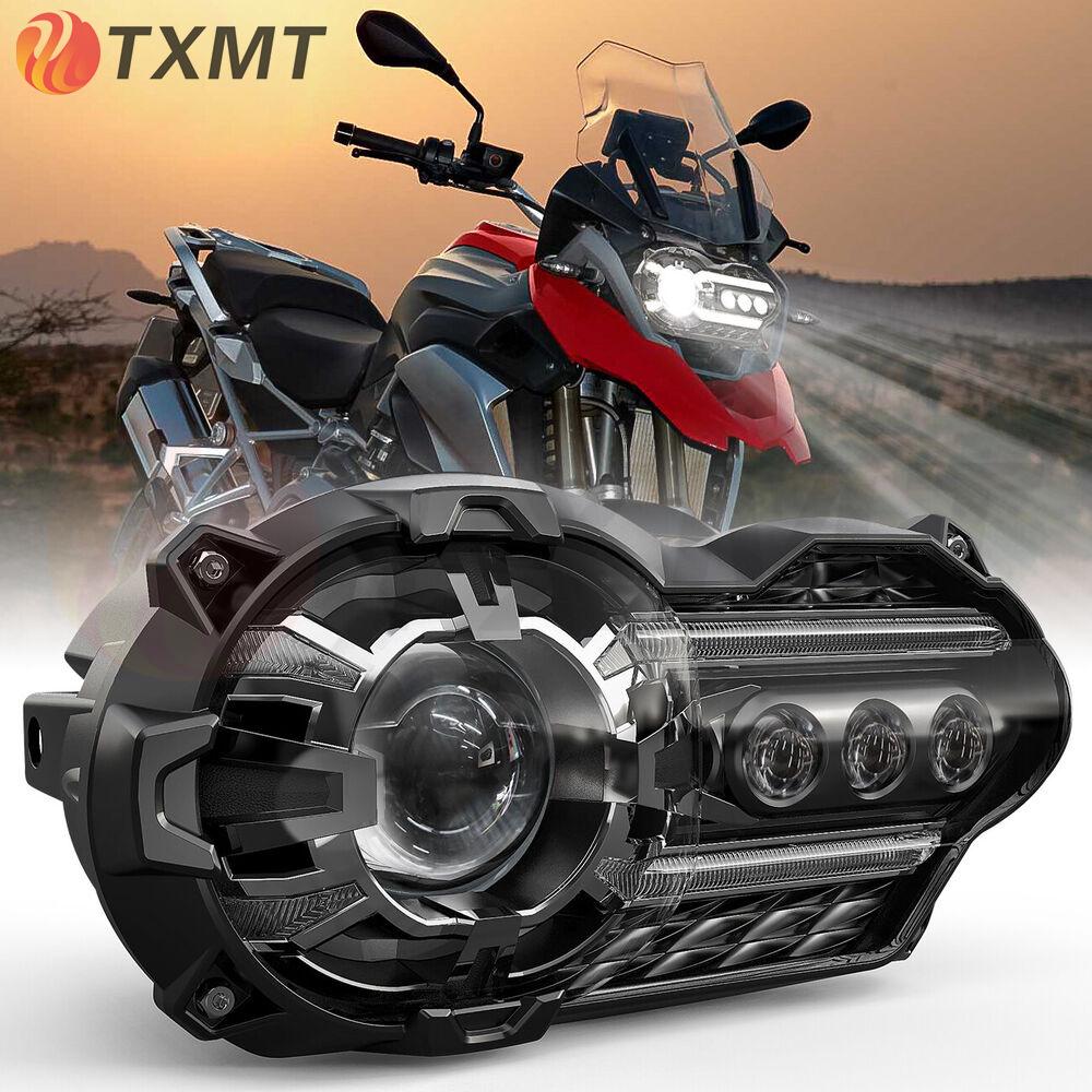 Светодиодная фара Oil Bird в сборе для BMW R1200GS/ADV с дневными ходовыми огнями.