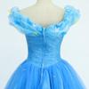 Вечернее свадебное платье Золушки, принцессы в голубом, для взрослых