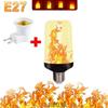LED Flame Light Bulbs E17 E11 Party LED Flame Effect Light Lights Bulb LED Dynamic Flame Light KTV Festival Garden Decor light