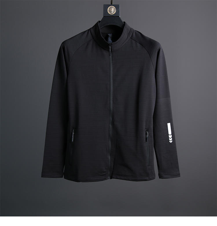 Men's Gym Tights Jacket Running Training Elastic Outerwear Outdoor Cycling Sweatshirt Dry Fit Breathable Compression Tops