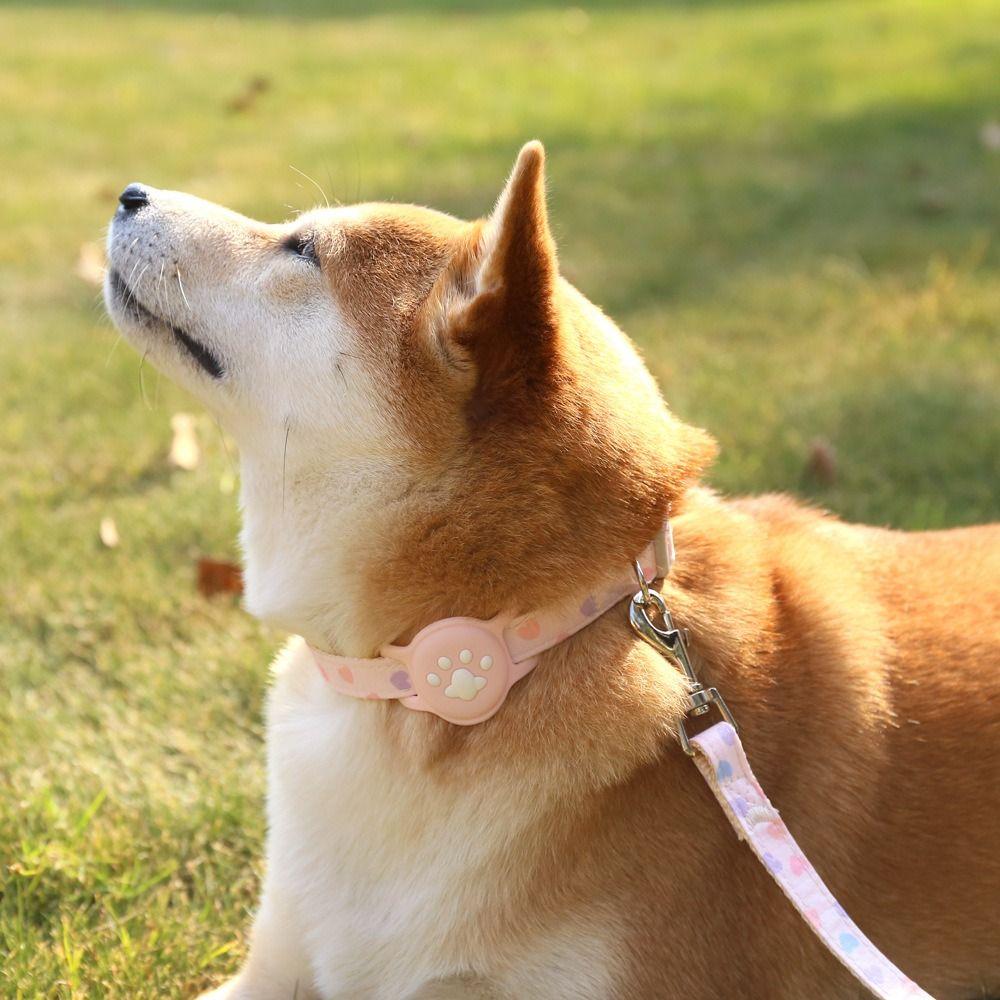 Светящийся в темноте ошейник для обнаружения домашних животных, силиконовый защитный чехол для ошейника для собак и кошек AirTag Pet