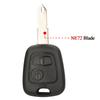 Jingyuqin Пульт для автомобильного ключа для Citroen C1 C2 C3 C4 Для Peugeot 106 206 306 307 107 Для Toyota Aygo 2 Кнопки 433 МГц Чип 4D70/ ID46
