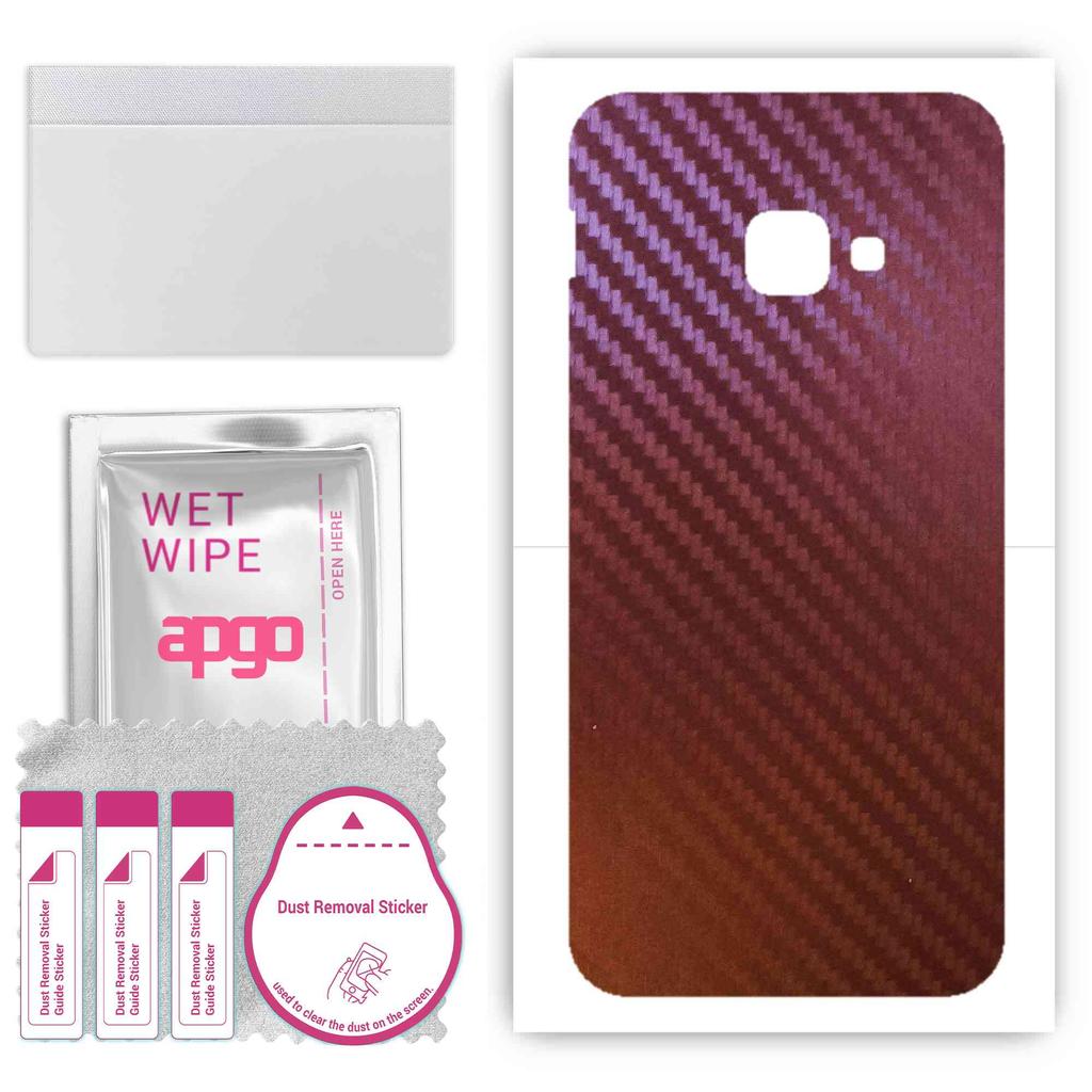 apgo Виниловая пленка-наклейка для ЗАДНЕЙ панели, совместимая с Samsung Galaxy Xcover 4s, устойчивая к царапинам, простая в установке - Карбоновый Хамелеон CAKA5