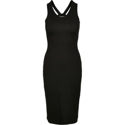 Urban Classics Womens/Ladies Ribbed Sleeveless Midi Dress