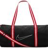 Nike Heritage Polyamide Luggage Bag, One Shoulder Crossbody Handbag, Travel Bag Unisex Black Red Casual CK4973-010