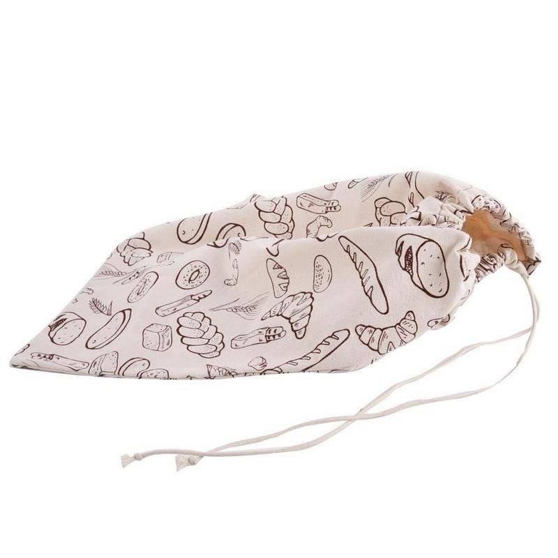 Cotton Bread Storage Bag for Bread Rolls 40x40cm