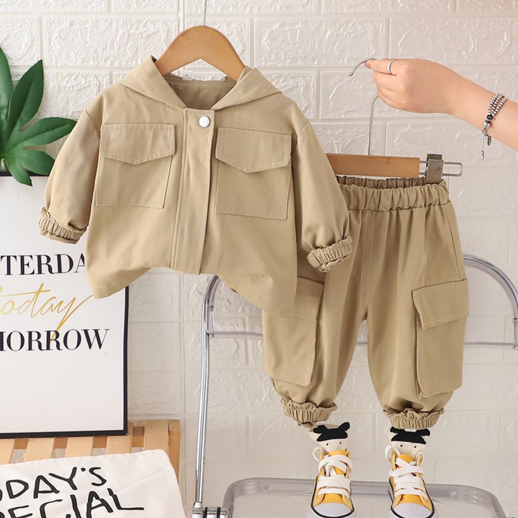 Детский повседневный комплект с длинным рукавом, удобные наряды для повседневной носки