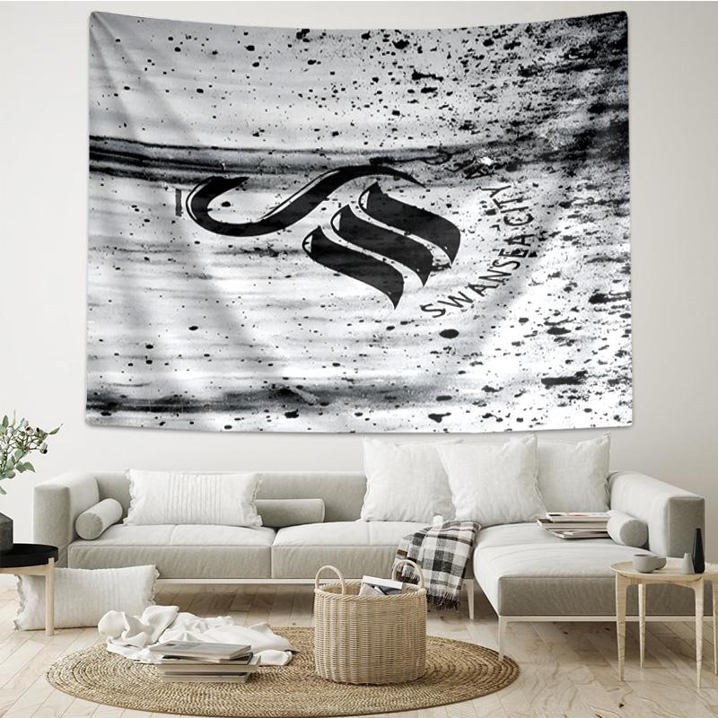 1PC Football Club Emblem Printed Tapestry Room Decoration Wall Hanging for Living Room Bedroom, dormitory, Birthday and Christmas gifts