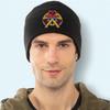 Логотип SGC золотой треугольник крылья круг Унисекс Женская Унисекс Шапка-бини Свитшот Шапка Зимняя Термошляпа Теплая Рождественская На открытом воздухе Велосипед Пеший туризм