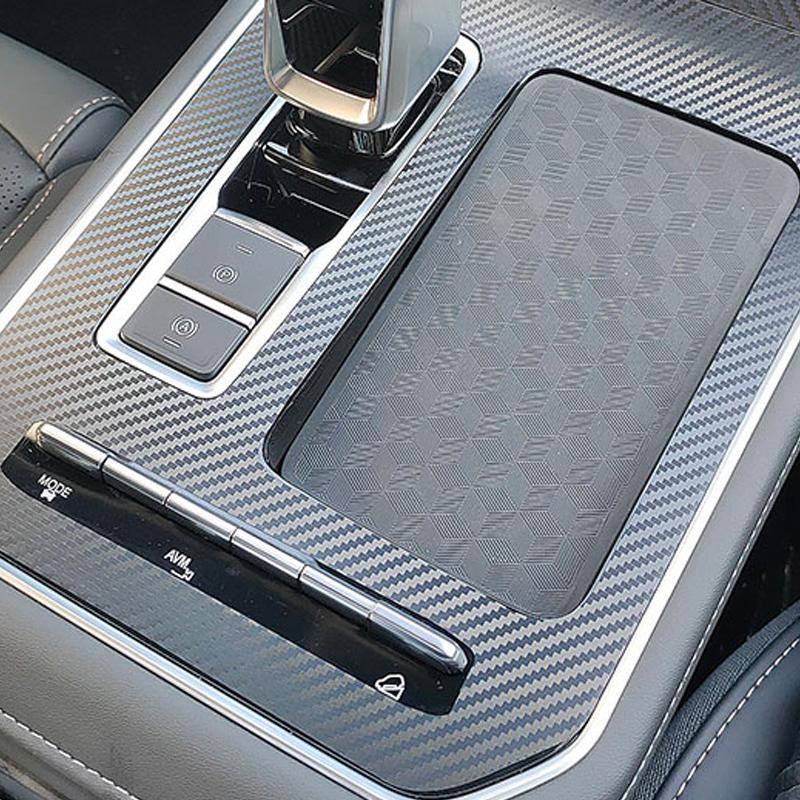 Для Chery Tiggo 7 Pro 2022, автомобильная консоль, панель коробки передач, наклейка, полоски, пленка из углеродного волокна, украшение интерьера