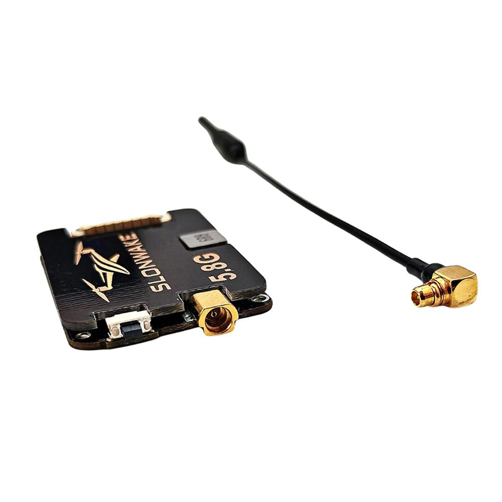 5.8GHz 1.2W(1200mW) VTX FPV Transmitter Analog 48CH 200/500/800/1200mW/Pit Mode MMCX 2-6S(7-36V) for FPV Done FPV Racing Drones