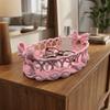 Plastic Hollow Bow Storage Tray Large Capacity Key Tray Aesthetic Desktop Organizer  Bedroom