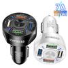 4 Port Car USB Charger 7A 48W Quick Charge Universal 18W Fast Charging In Car Mobile Phone Charger Car Charger AdapterP