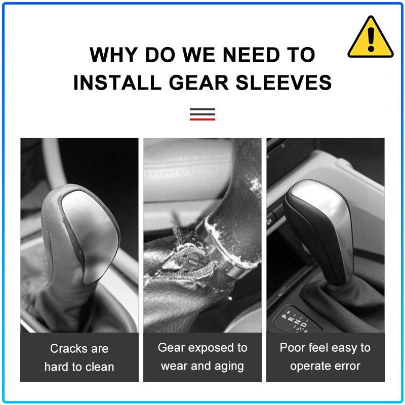1PCS Car Gear Shift Handle Cover Shifter Protect Case sticker For Volvo Rdesign XC90 S60 XC60 V70 S80 S40 V50 V40 V60 C30 S70