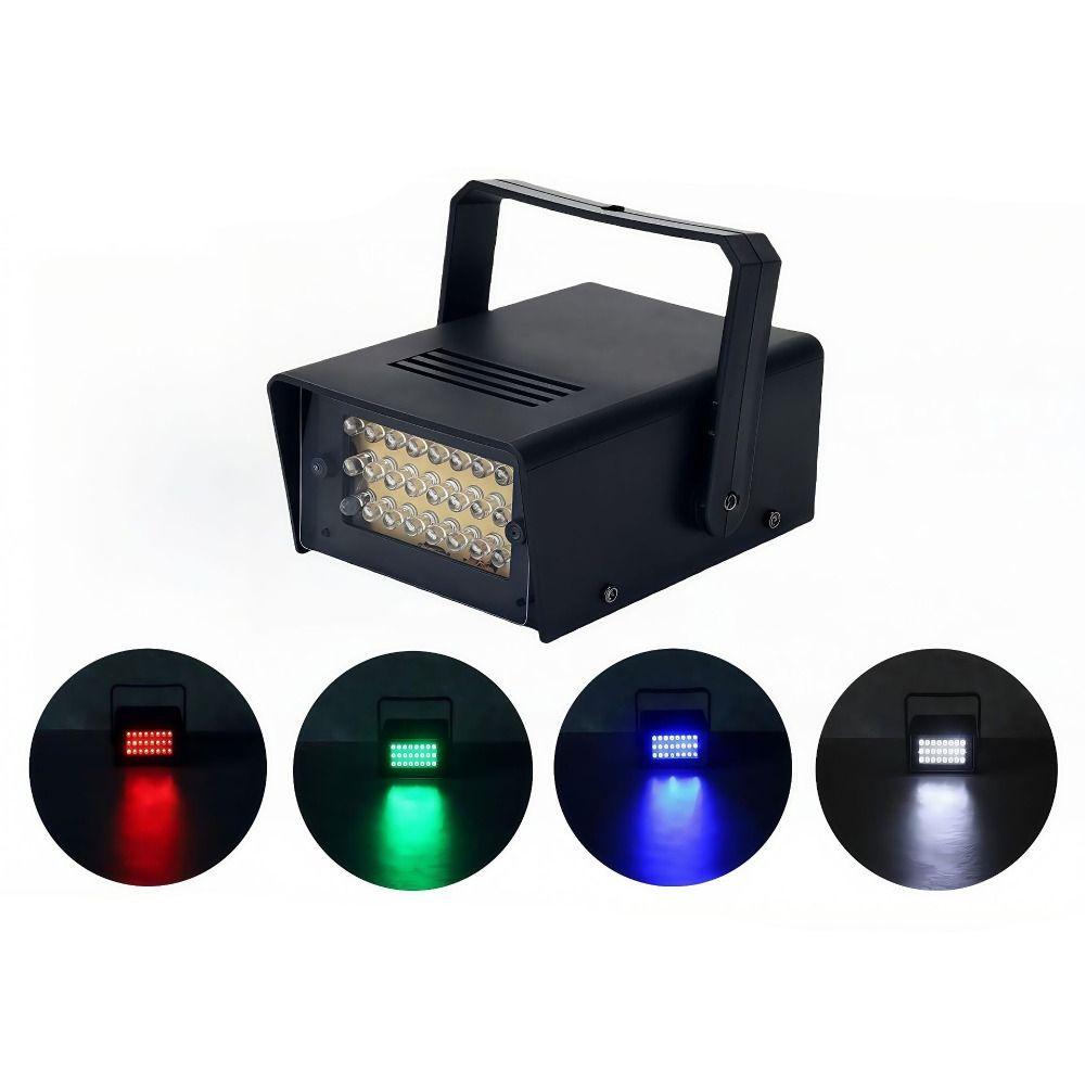 Adjustable Flash LED Strobe Light 24LED Stage Light Professional Strobe Party Lights  Party