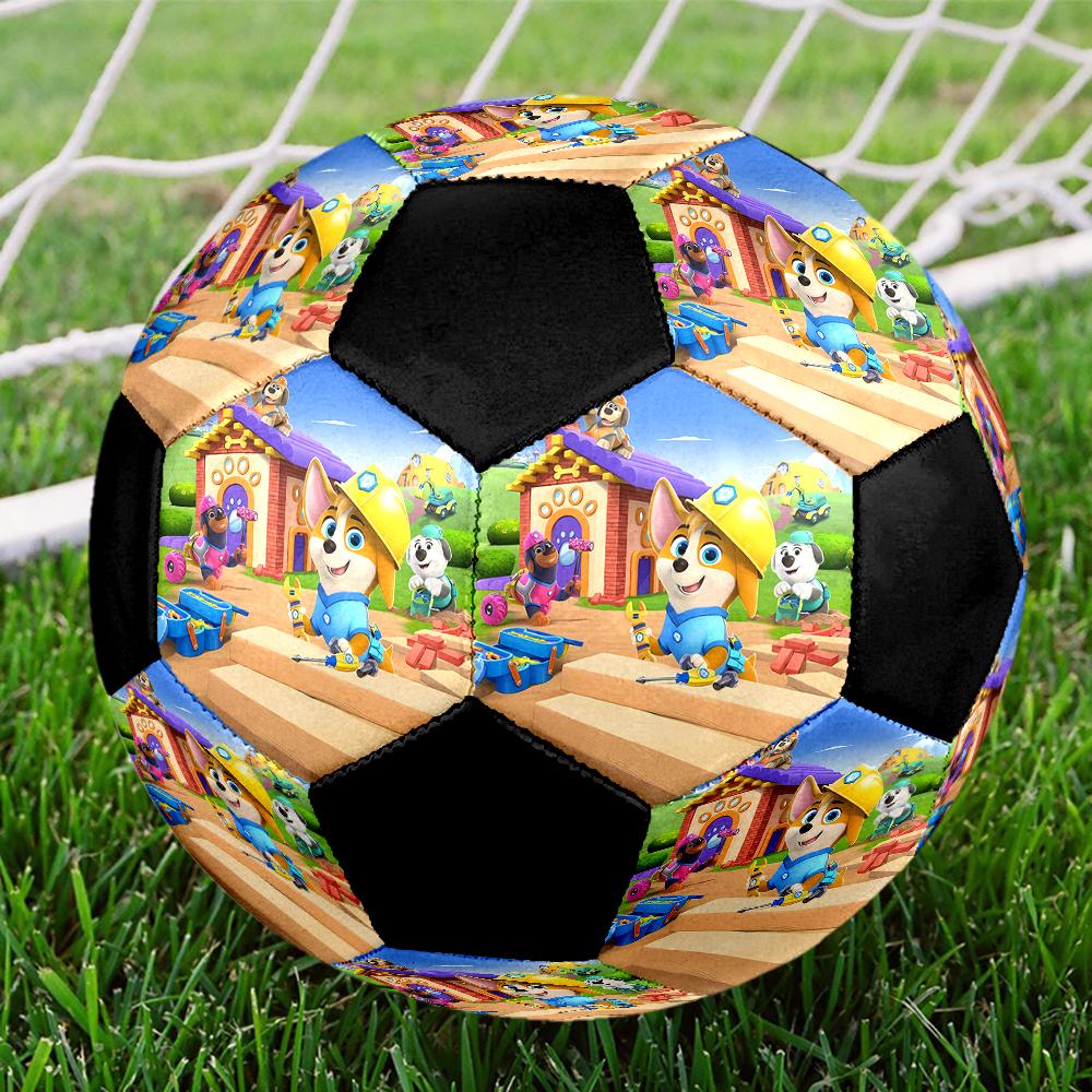 Pupstruction Theme Size 5 Soccer Ball, Suitable for Both Indoor and Outdoor Matches, a Gift Suitable for Everyone.