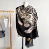 Popular Leopard Shawl Scarf Women'S Spring And Autumn Fashion Leopard Print Scarf Thin Long Air Conditioner Shawl