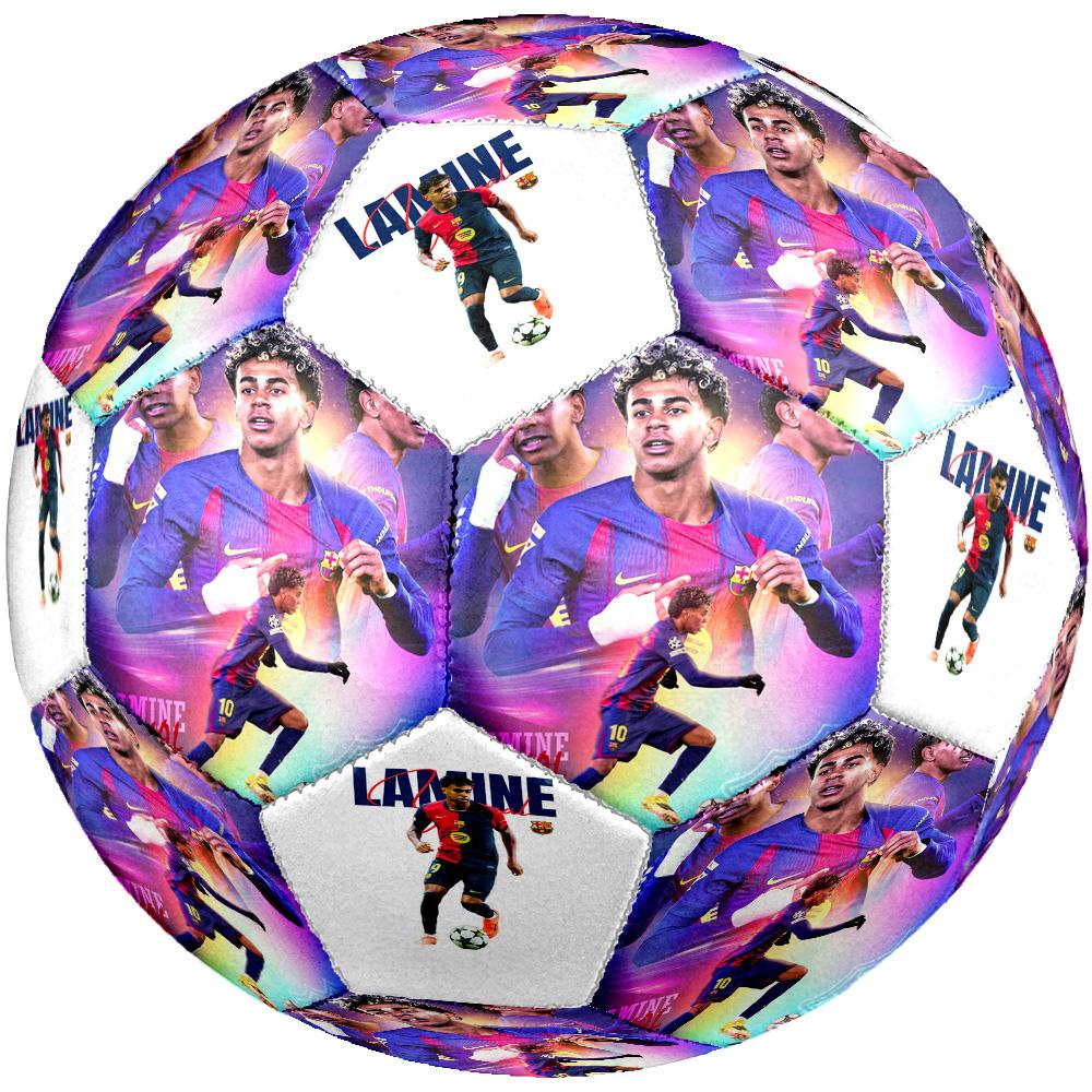 Lamine Yamal's Spain's Soccer Stars Size 5 Soccer Football Machine-Stitched Indoor/Outdoor Universal Football Ideal for Soccer Enthusiasts