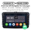 Car Radio Hizpo 8 Inch Android AutoRadio for Volkswagen VW Passat B6 B7 CC Tiguan Touran Golf Polo Skoda Seat Carplay Multimedia GPS 2din Audio Video