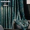 1 шт. NAPEARL 80% затемняющая роскошная бархатная ткань с горячим тиснением шторы для спальни гостиной домашнего декора