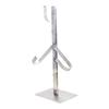 stainless steel marine life buoy holder with base