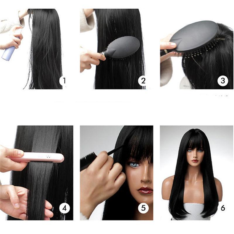 Модные кудрявые волосы Натуральный пушистый парик Парик на всю голову Градиентный золотистый Длинные Модные