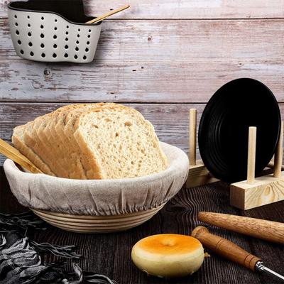 Корзина для расстойки хлеба Экологичная плотно сплетенная Легко чистящаяся многоразовая прочная корзина для расстойки хлеба