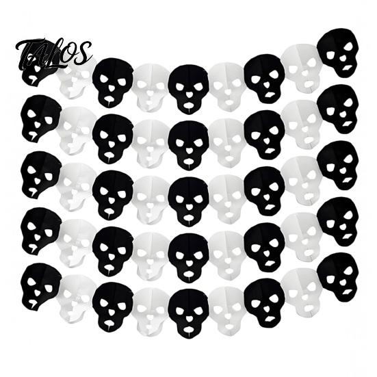 Holiday Atmosphere Decor 5 Pcs 10FT Halloween Banner, Spooky Spider Bat Skull Ghost Themed Party Decorations Pumpkin Hanging Bunting Garland