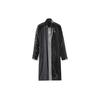 Originals Striped Collar Long Sleeve Coat Unisex Coats Black BP6685