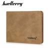 Vintage Design Short Wallets for Men Fashion Tri-fold Card Holder Purse Money Bags GZW