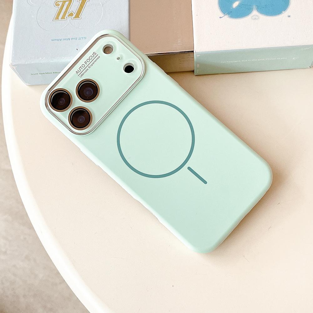 Секунды Меняются На 17Pro Max Жидкий Силиконовый Магнитный Чехол для IPhone 17 Air 16 15 Беспроводная Зарядка Большая Стеклянная Защитная Крышка для Объектива