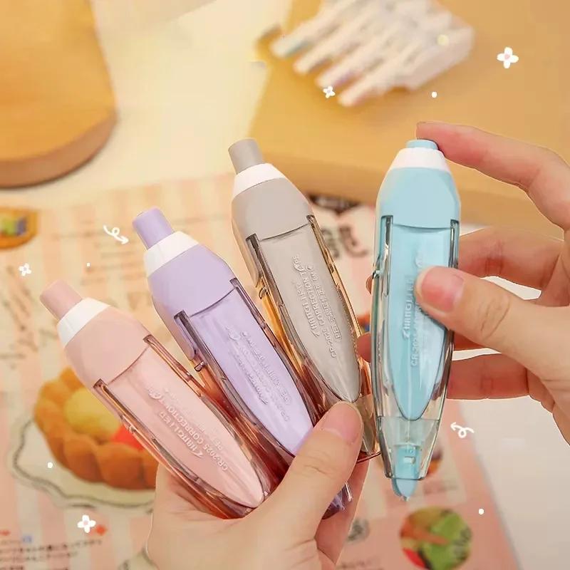 Корректирующая лента цвета Моранди Кавайная белая коррекционная лента Очаровательные корейские канцелярские принадлежности Сменная сердцевина Школьные офисные принадлежности