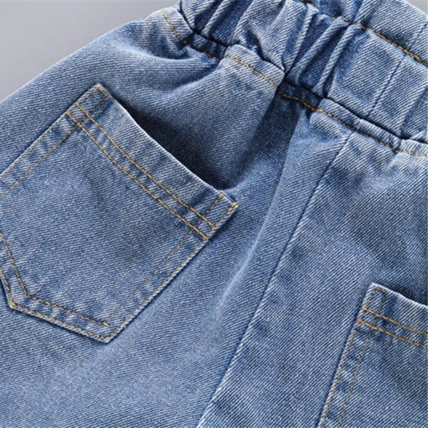 Джинсовые шорты для девочек-подростков, летние брюки с вышивкой для детей, детская одежда, детские джинсовые шорты с вышивкой в виде цветов