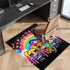 The Powerpuff Girls Printed Absorbent Washable Carpet, Non-Slip Bathroom Mats, Kitchen Rugs, Yoga Mat,Living Room Entrance, Camping Picnic Rugs